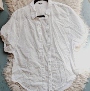 White button down